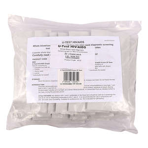 U-TEST HIV / AIDS RAPID TESTS 25s