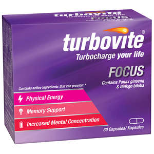TURBOVITE FOCUS CAPS 30