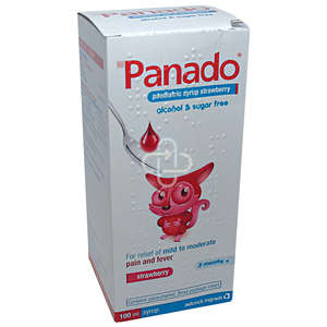 PANADO PAED SYRUP 100ML STRAWBERRY