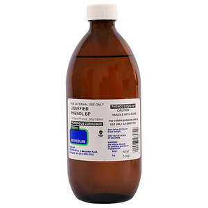 PHENOL LIQUID SOLUTION 500ML MEDICOLAB