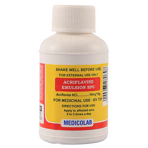 ACRIFLAVINE EMULSION 100ML MEDICOLAB