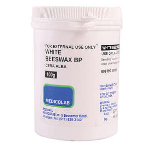 BEESWAX WHITE 100G MEDICOLAB