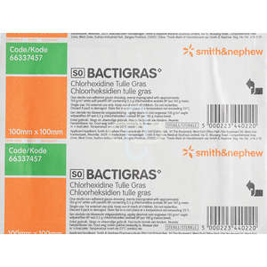 BACTIGRAS DRESSING 100X100MM 1