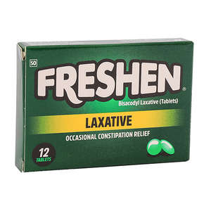 FRESHEN LAXATIVE 12 TABLETS