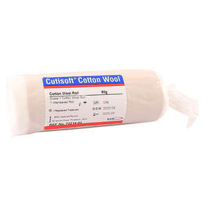 CUTISOFT COTTON WOOL I/LEAVED 50G