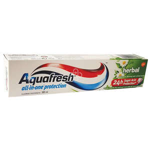 AQUAFRESH TOOTHPASTE HERBAL 100ML