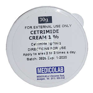 CETRIMIDE 1% CREAM 30G MEDICOLAB