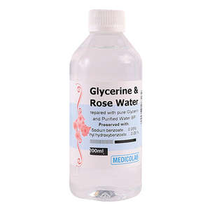 GLYCERINE & ROSE WATER 200ML MEDICOLAB