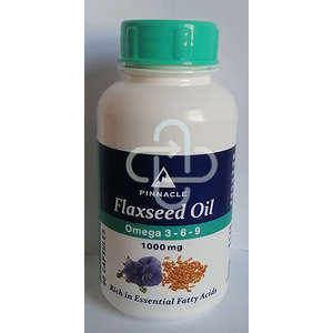FLAXSEED OIL 1000MG 90 CAPSULES PINNACLE
