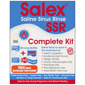 SALEX SSR KIT SALINE SINUS RINSE