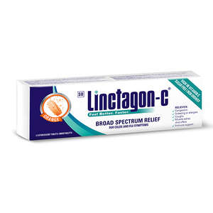 LINCTAGON C EFF 12 TABLETS