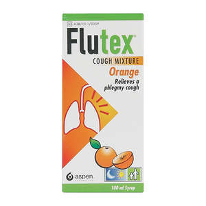 FLUTEX COUGH MIX ORANGE 100ML