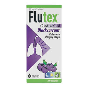FLUTEX COUGH MIX B/CURRANT 100ML