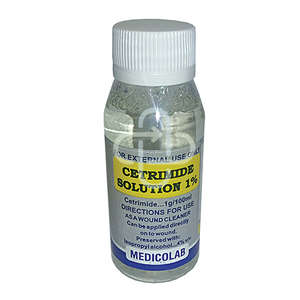 CETRIMIDE 1% SOLUTION 50ML MEDICOLAB