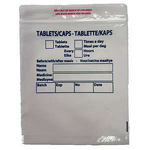 PLAS PIL B PRINT WHT/BLUE 110X120 1000 ~