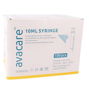 SYRI 10ML 3PART LEUR SLIP AVACARE 100~