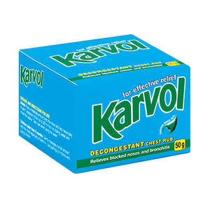 KARVOL DECONGESTANT CHEST RUB 50G