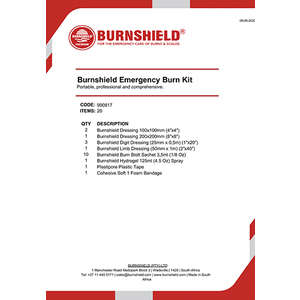 BURNSHIELD EMERGENCY KIT 1 LEVTRADE 1