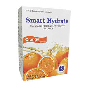 SMART HYDRATE 4.2G ORANGE 10 SACHETS ~