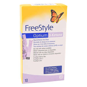 FREESTYLE OPTIUM KETONE STRIPS 10s ~