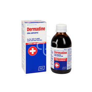 DERMADINE ORAL GARGLE 200ML