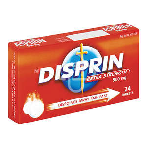 DISPRIN EXTRA 24 500MG DISPERSABLE TABS