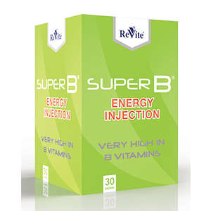 REVITE SUPER B ENERGY INJECTION TABS 30
