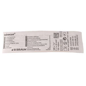 INTROCAN FEP 18Gx45MM GREEN 1