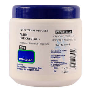 ALUM POWDER CRYSTALS 500G MEDICOLAB