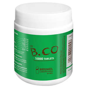 VITAMIN B CO TABS CHOC 1000 BRUNEL