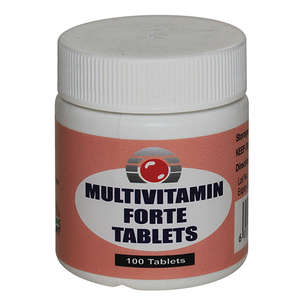 MULTIVIT FORTE TAB 100