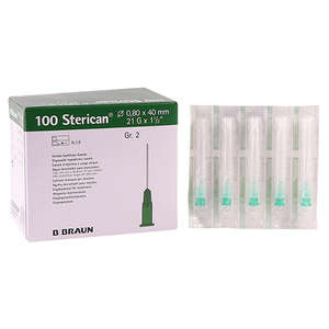 NEEDLE 21GX40MM STERICAN GREEN 100~
