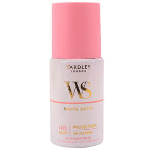 YARDLEY WHITE SATIN ROLL ON 50ML