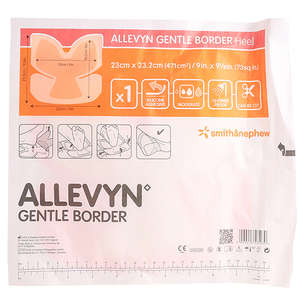 ALLEVYN GENTLE BORDER HEEL DRESSING   1
