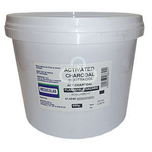 CHARCOAL ACTIVATED POWDER 500G MEDICOLAB