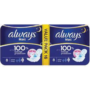 ALWAYS MAXI EXTRA LONG DUO 16
