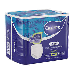 CLEMENS UNISEX PROT UNDERWEAR MED 14