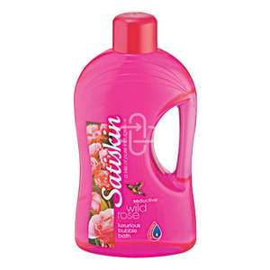 SATISKIN BUBBLE BATH WILD ROSE 2L