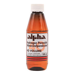 HYDROGEN PEROXIDE 40 VOLUME ALPHA 100 ML
