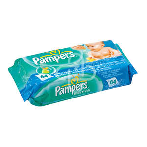PAMPERS BABY WIPES FRESH REFILL 64