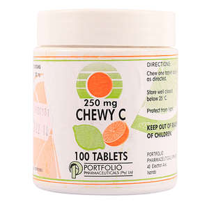 CHEWY-C 250MG  100 TABLETS