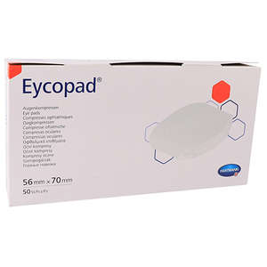 EYE PADS NON STERILE THICK EYCOPAD 50s