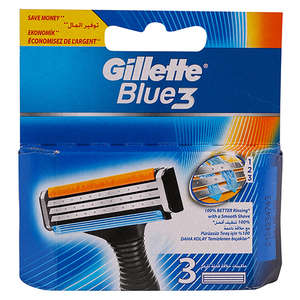 GILLETTE BLUE 3 DISPOSABLE CART 3s