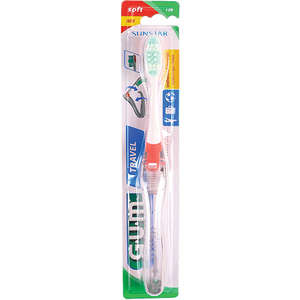 GUM TRAVEL BRUSH SOFT-158 BLISTER 1