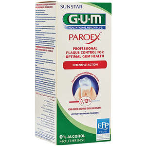 GUM PAROEX MOUTHRINSE 0.12% 300ML