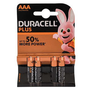 DURACELL PLUS POWER AAA 4S