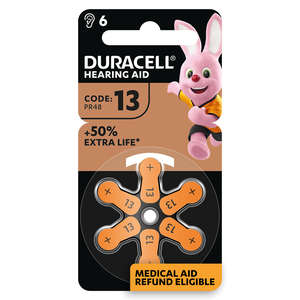 DURACELL HEARING AID DA13 6S
