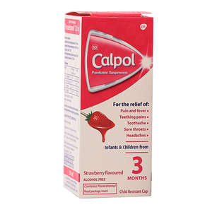 CALPOL PAED STRAWBERRY  50ML