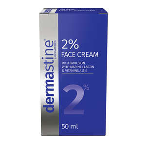 DERMASTINE 2% FACE CREAM 50G TUBE