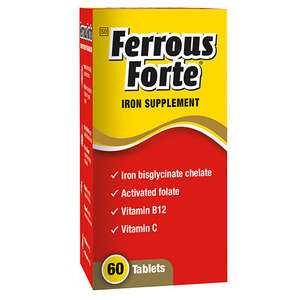 FERROUS FORTE 60 TABLETS
